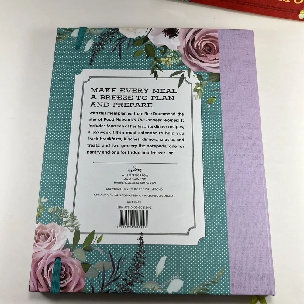 Pioneer Woman Dinnertime Cookbook‎ & 52-Week Meal Planner Recipes Cooks Book EUC